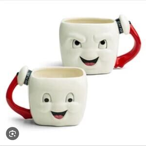 Rare thinkgeek Ghostbusters mug set